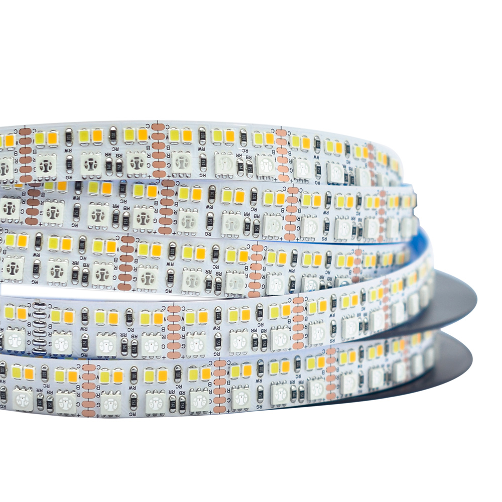 RGBCW Color Changing LED Light Strips - 15mm 24V/12V 5050+2835 LED - 270LEDs/m High Density